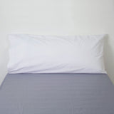 Taie d'oreiller en coton blanc 180 fils