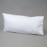 Taie d'oreiller en coton blanc 180 fils
