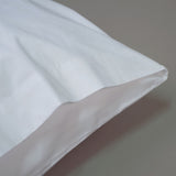 Taie d'oreiller en coton blanc 180 fils