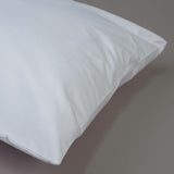 Taie d'oreiller en coton blanc 180 fils