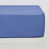 Draps-housses bleus 25 basic plus