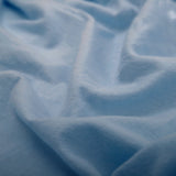 Draps housses en flanelle bleue