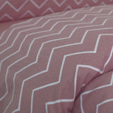 Housse de couette en flanelle zigzag Sienna