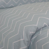 Housse de couette en flanelle zigzag Jade