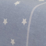 Blue stars flannel sheets