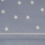 Blue stars flannel sheets