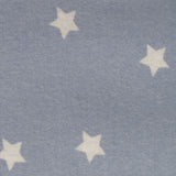 Housse de couette flanelle étoiles bleues