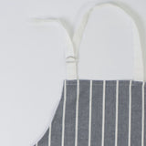 Tablier en coton rayé gris 9
