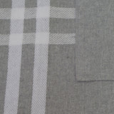 Gray checkered cotton apron 8