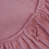 Amsterdam rose satin sheets