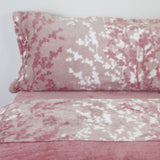 Amsterdam rose satin sheets