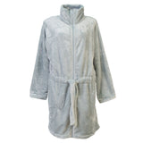 Jade coral fleece robe for women
