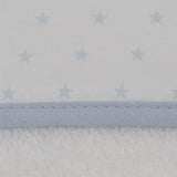 Cape de bain étoiles blanc/bleu