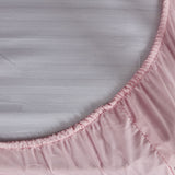 Drap-housse berceau polyester coton rose