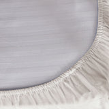 Crib fitted sheet raw cotton
