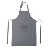 Cotton apron 2773 gray