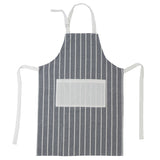 Tablier en coton rayé gris 9