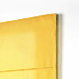 Store avec tiges en toile jaune