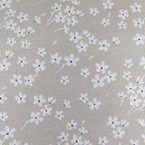 Versailles beige cotton knit duvet cover