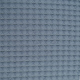 Housse de coussin nid d'abeille en coton bleu 150