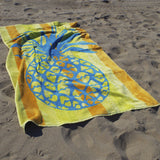 Serviette de plage en velours Ostor