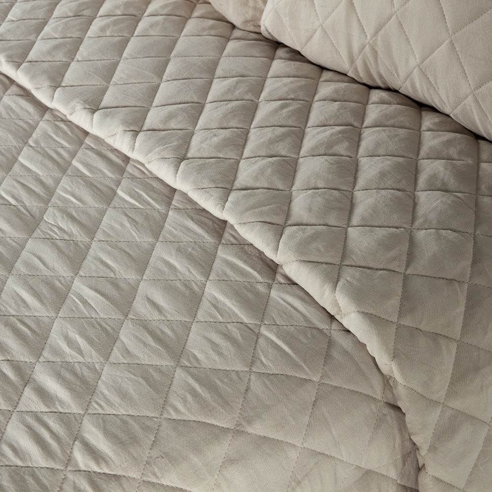 Colcha boutie microfibra deluxe beig