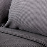 Gray honeycomb cotton quilt 214