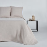 Beehive cotton bedspread beige 107