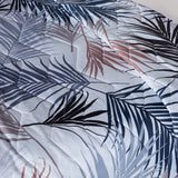 Couette palmier gris clair