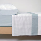 June Acqua cotton sheet set