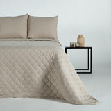 Deluxe beige microfiber quilt