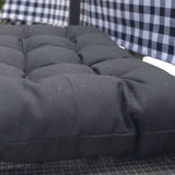 Housse de chaise en coton noir