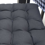 Housse de chaise en coton noir