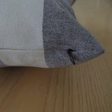 Housse de coussin coton 45x45 noir 5060
