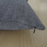 Housse de coussin en coton 45x45 noir 5061