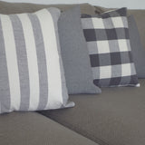 Cushion cover cotton 45x45 gray 5059