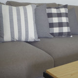 Cushion cover cotton 45x45 gray 5062