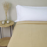 Camel hospitality fleece blanket