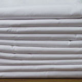 Draps-housses Basic plus blancs lot 10 unités