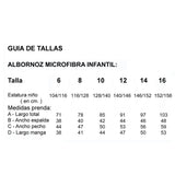 Peignoir enfant en microfibre gris
