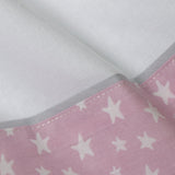Crib sheet set flannel giraffe 378 white/pink