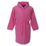 Peignoir adulte en microfibre framboise