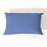 FUNDA DE COJÍN POPELIN 28X45 AZUL