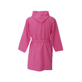 Children's microfiber bathrobe raspberry
