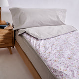 Housse de couette ajustable fleurs