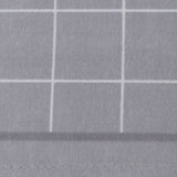 Draps de flanelle carrés gris