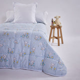 Winter panda comforter