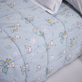 Winter panda comforter