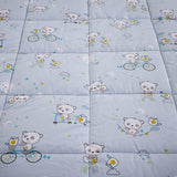 Winter panda comforter