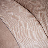 Beige cube sedaline sheets